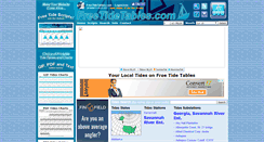 Desktop Screenshot of freetidetables.com